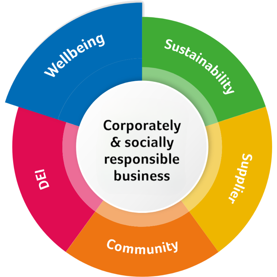 Wellbeing - CSR wheel